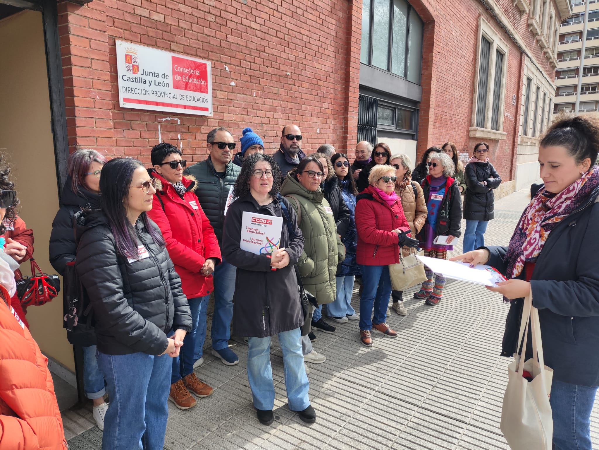 Concentración en Palencia