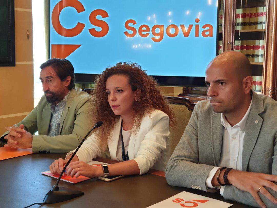 Concejales de Ciudadanos en el Ayuntamiento de Segovia 