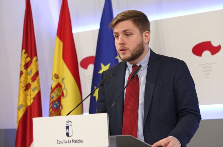 Nacho Hernando en la rueda de prensa del Consejo de Gobierno