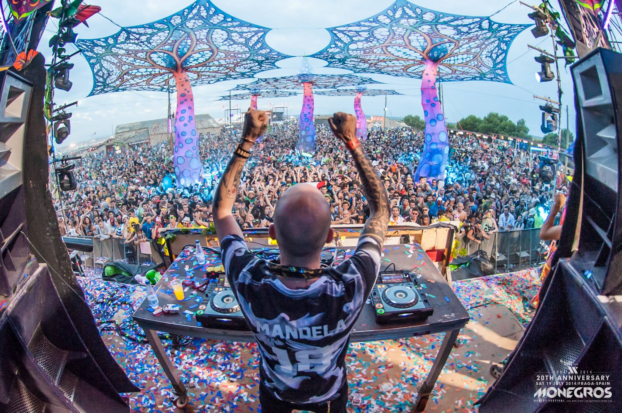 Imagen de archivo de una antigua edición del Monegros Desert Festival