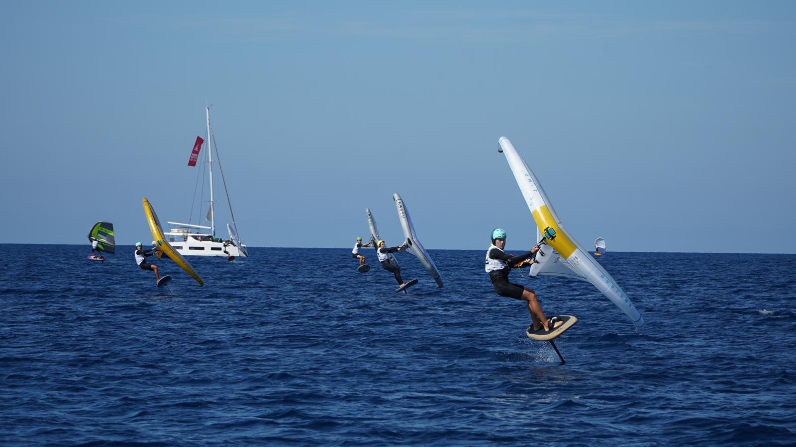 Manuel Morillo Fiestas en la Ibiza Wingfoil Open.