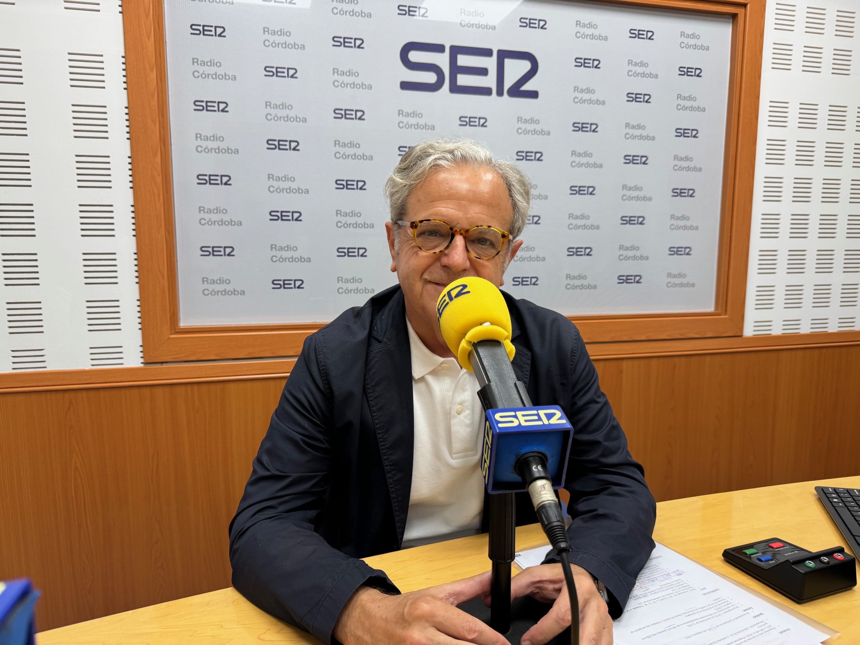 Salvador Fuentes, durante su entrevista en Córdoba Patrimonio Gastronómico