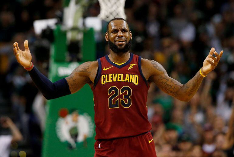 LeBron James en los Playoff de la temporada pasada