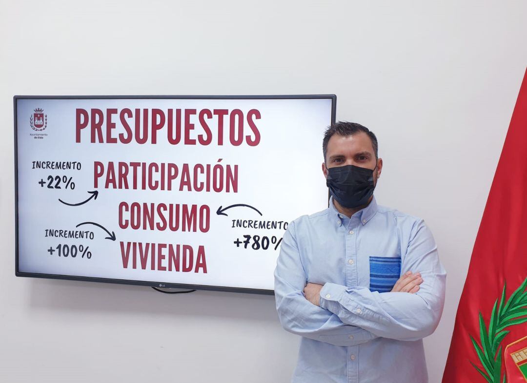 Javier Rivera, concejal Participación Ciudadana, Vivienda y Consumo Elda