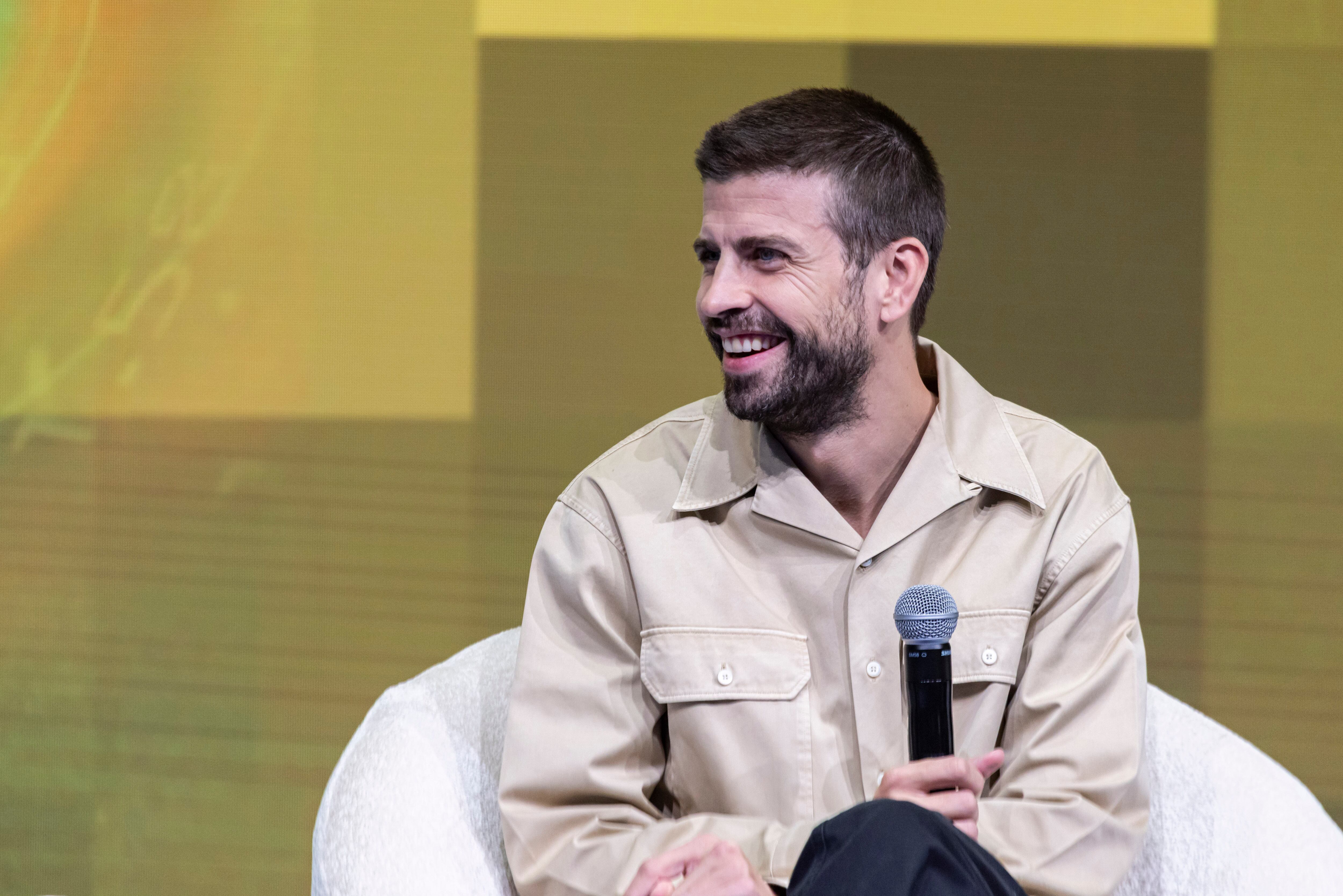 Gerard Piqué, durante una ponencia en diciembre de 2025