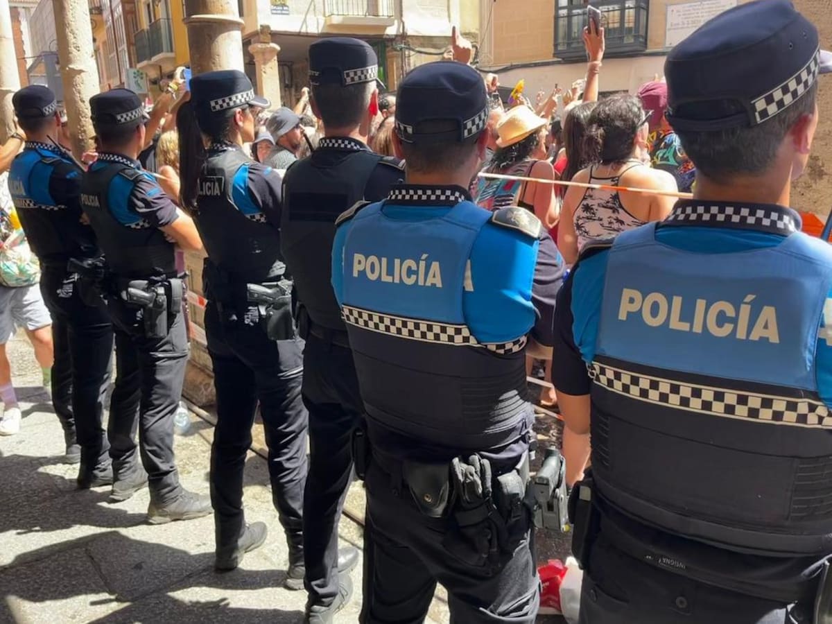 Seguridad privada en los accesos a la Plaza del Trigo