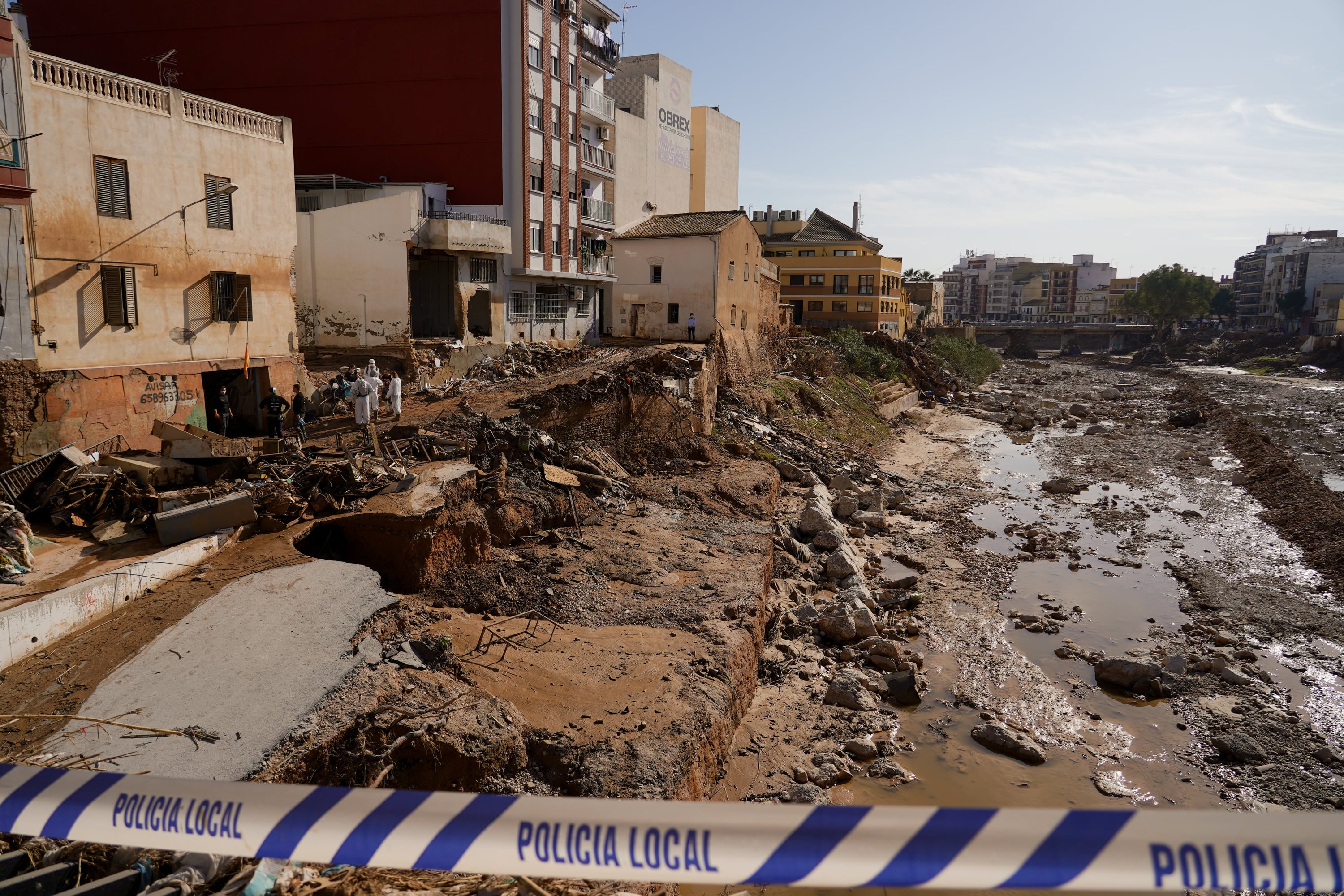 El barranco del Poyo, días después de la DANA