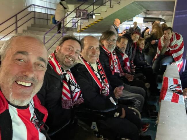 Zona del estadio José Zorrilla donde el Real Valladolid ubicó a los aficionados rojiblancos de la peña Denon Athletic