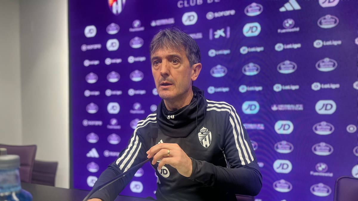 Pacheta, técnico del Real Valladolid, en la previa ante el Elche