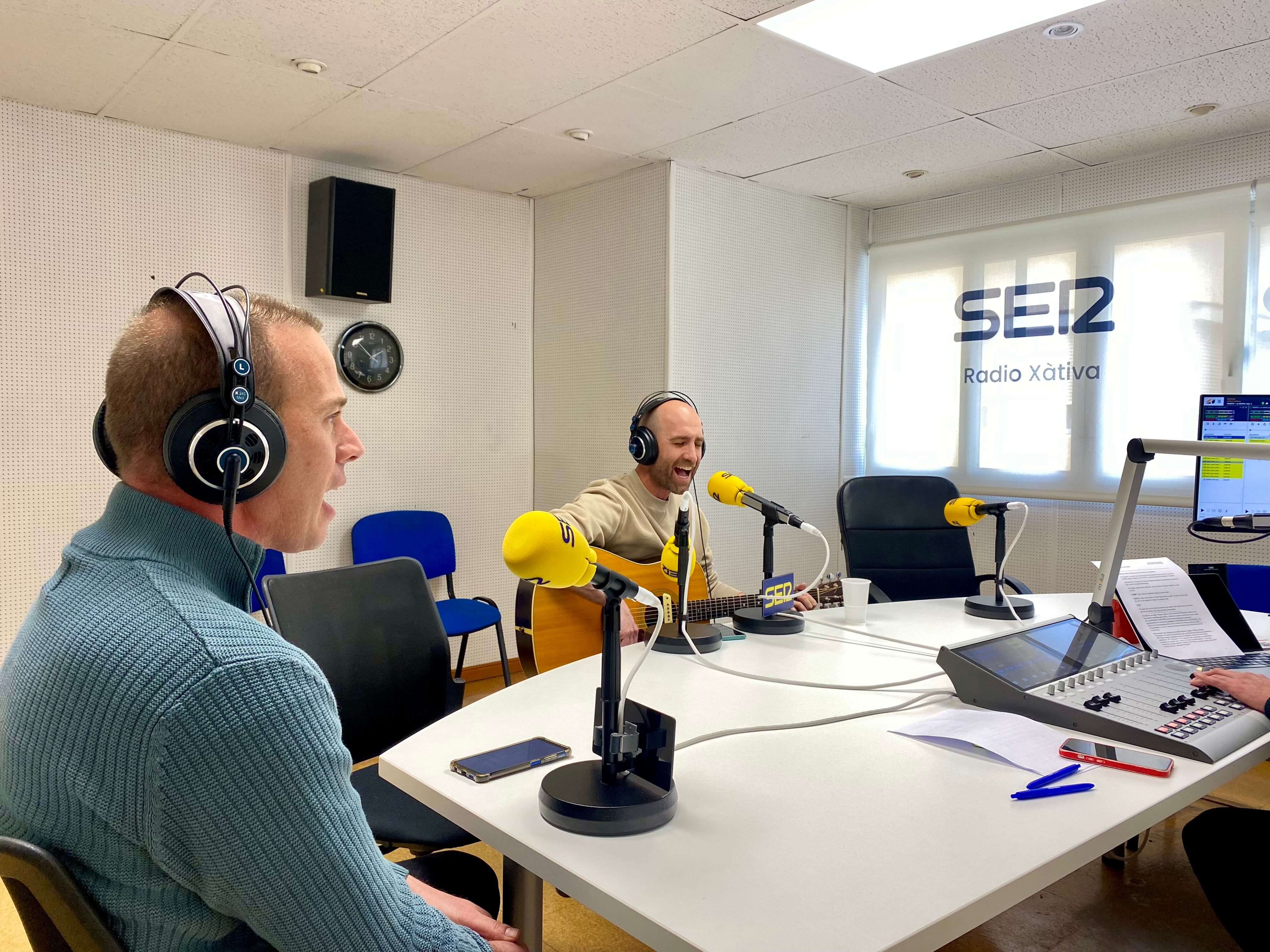 Ed Bloom en Radio Xàtiva Cadena Ser. Fuente: Cadena SER