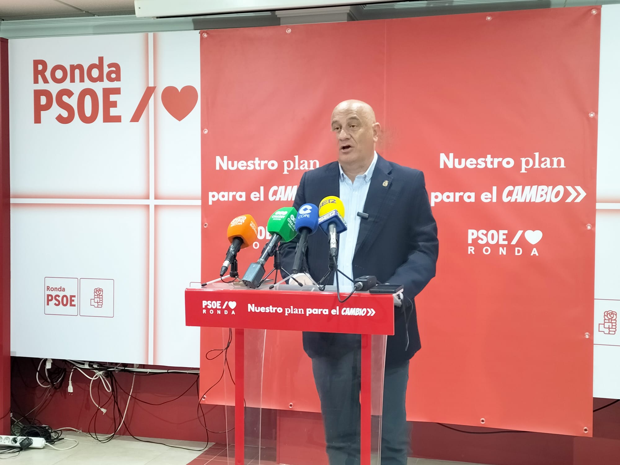 Paco Cañestro en rueda de prensa