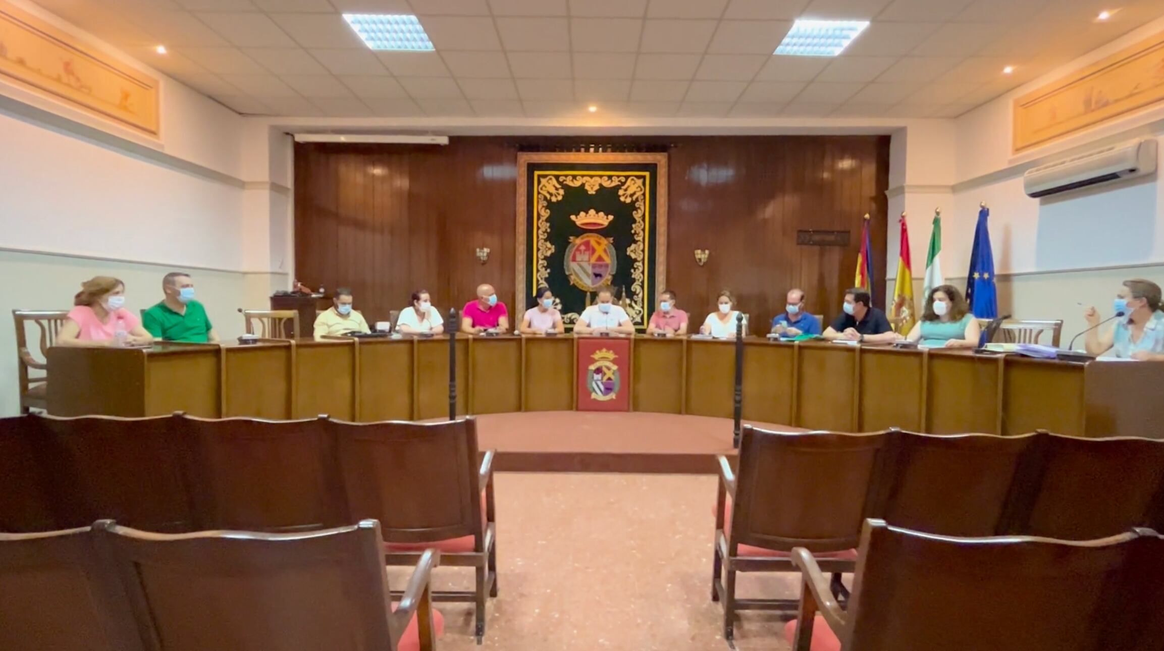 El pleno municipal del Ayuntamiento de Arjona aprobó el presupuesto 2022.