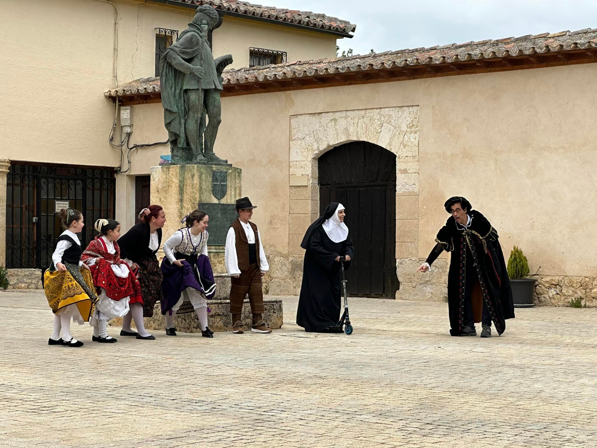 Imagen del vídeo que elaboró Villamuriel de Cerrato (Palencia) para aspirar al Grand Prix