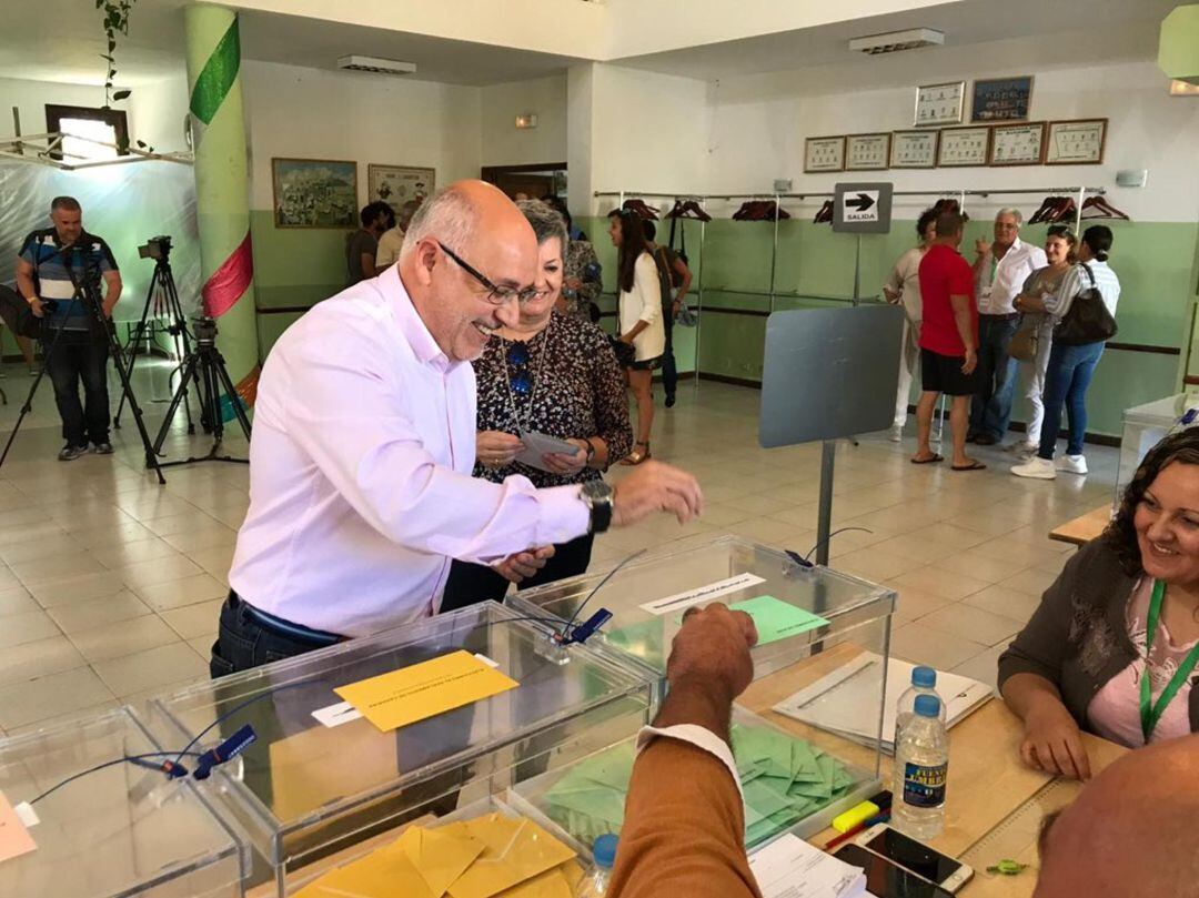 El candidato de NC a la reelección en el Cabildo de Gran Canaria, Antonio Morales. 