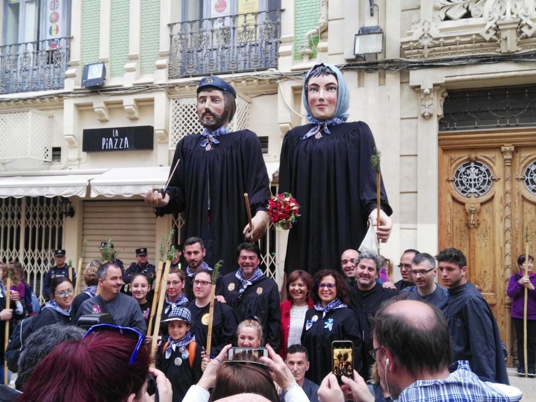 Luis Barcala junto a representantes del PP en la romería de 2019