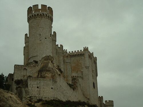 Cielos cubiertos desde el Castillo de Peñafiel