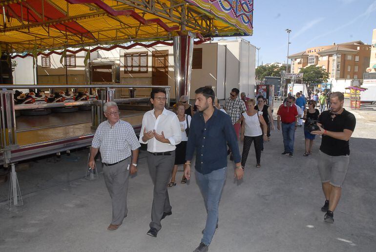 Cuenca, durante una visita a las fiestas del Zaidín.