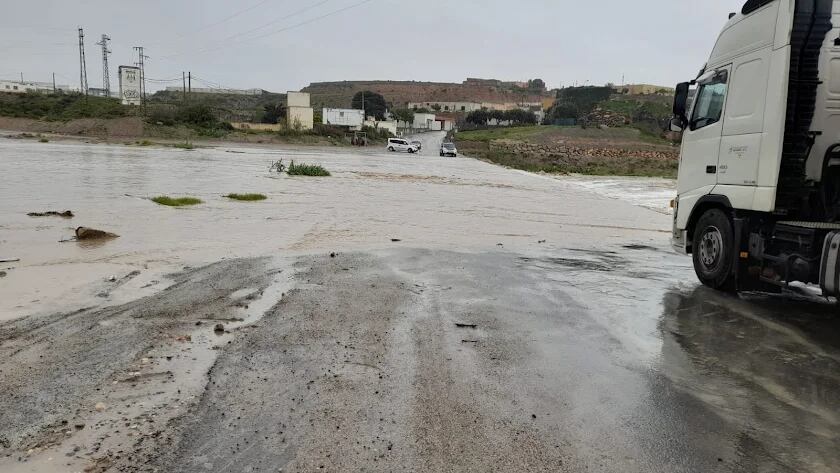 Almería vive su jornada de mayo más lluviosa desde hace casi 70 años.