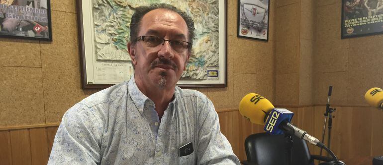 Santiago Langreo en el estudio de SER Cuenca.