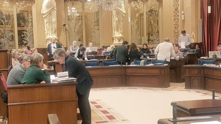 Imagen de archivo de un pleno del Parlament Balear