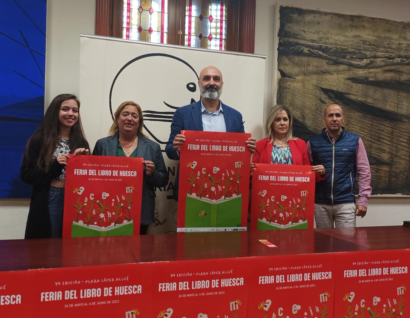 Presentación 39º Feria del Libro de Huesca.