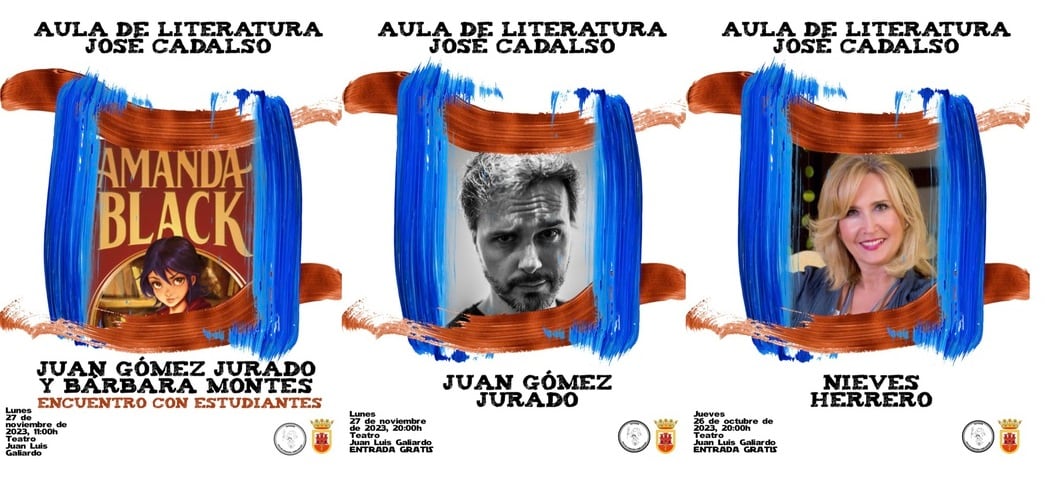 Autores que pasarán por el Aula de la Literatura