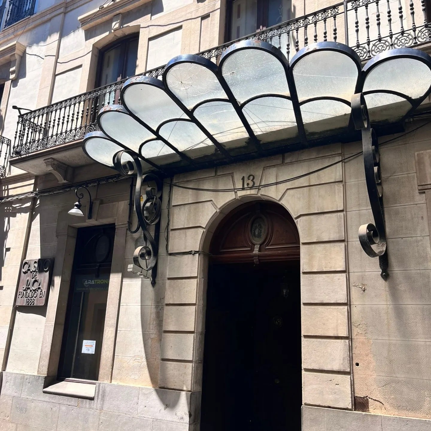 Casino de Jaca de la calle Echegaray