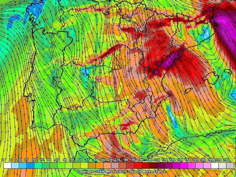 AVAMET asegura que se esperan fuertes rachas en toda la provincia