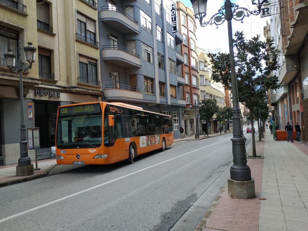 Autobús urbano de Ponferrada.