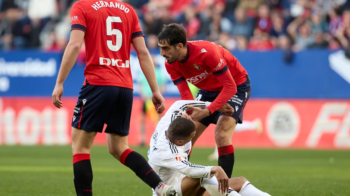 "Mbappé fue víctima de muchas conductas antideportivas": la prensa francesa, contra el arbitraje del Osasuna-Real Madrid