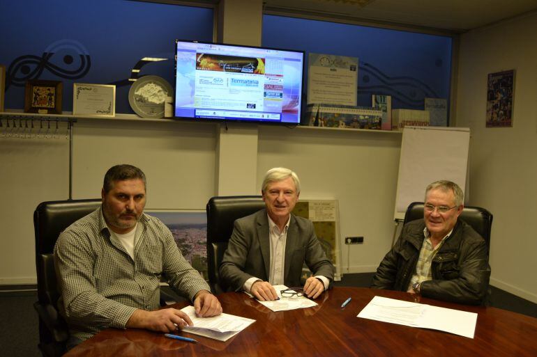 José Antonio Ferreiro Ferrares, Alejandro Rubín y Gerardo Manuel Román Iglesias.