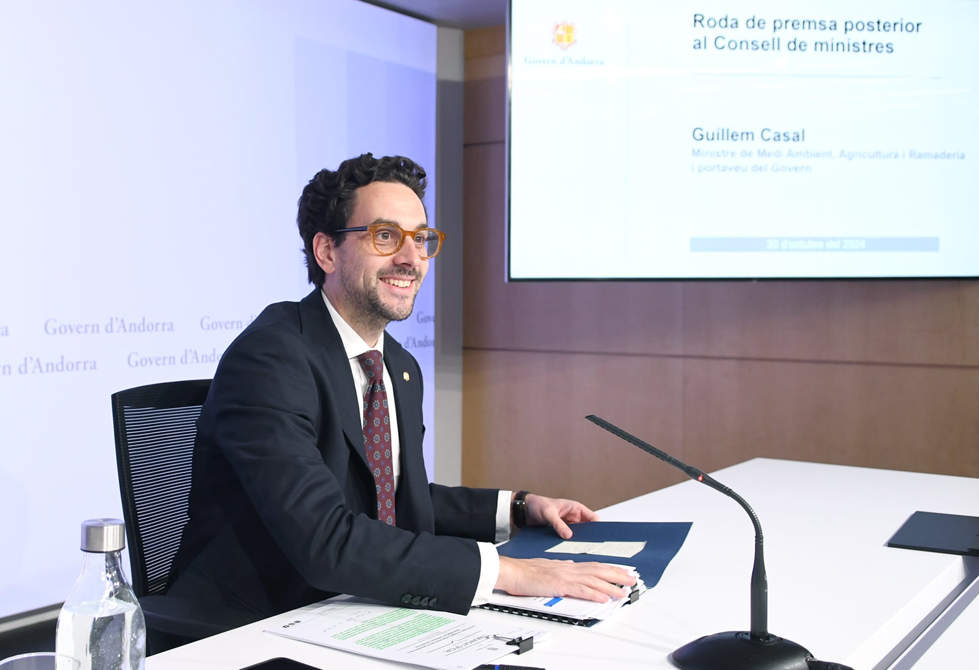 El ministre portaveu, Guillem Casal