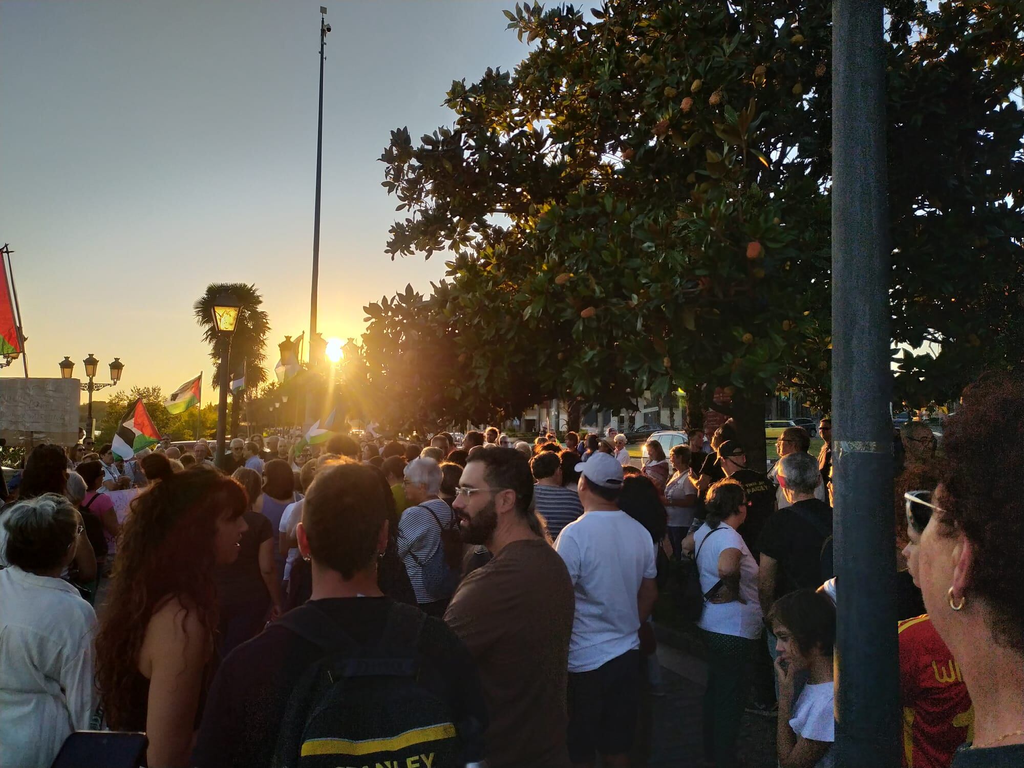 Cerca de 200 personas se concentran en Talavera en favor de Palestina