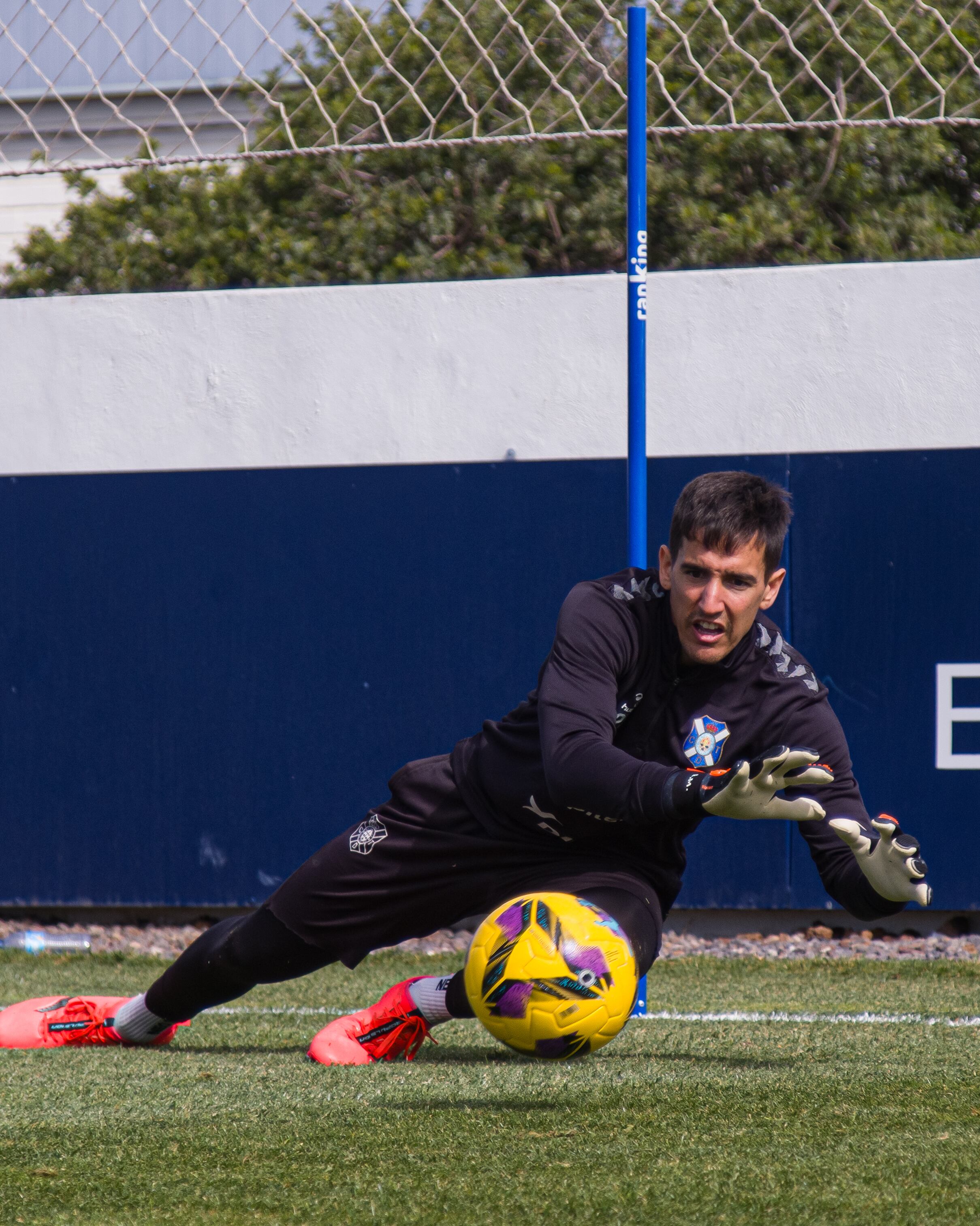 Édgar Badía, en un entrenamiento en la Ciudad Deportiva.
