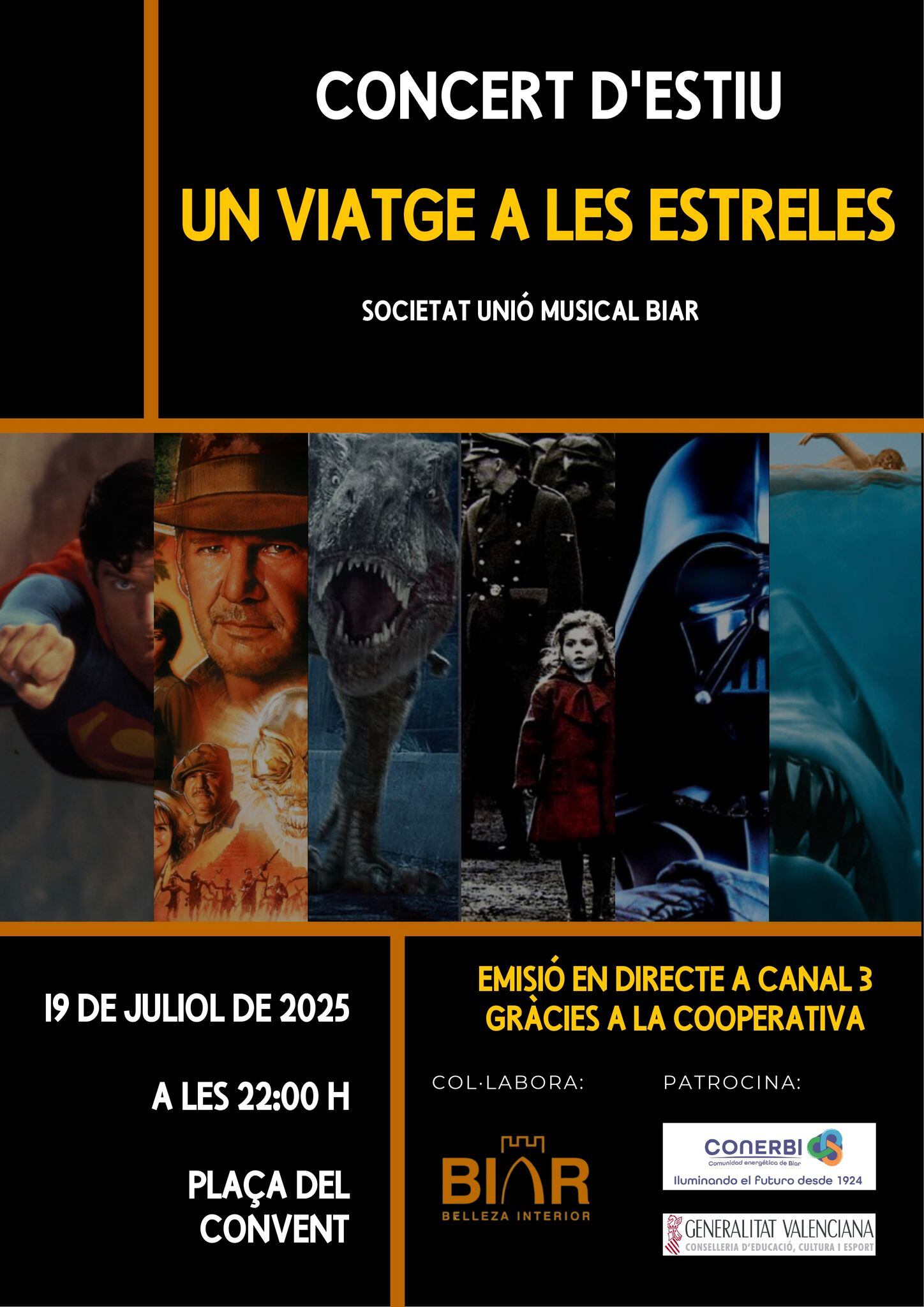 Cartel del concierto