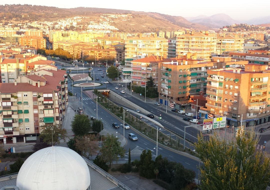 Panorámica de la ciudad de Granada desde la torre del Parque de las Ciencias en una imagen de archivo