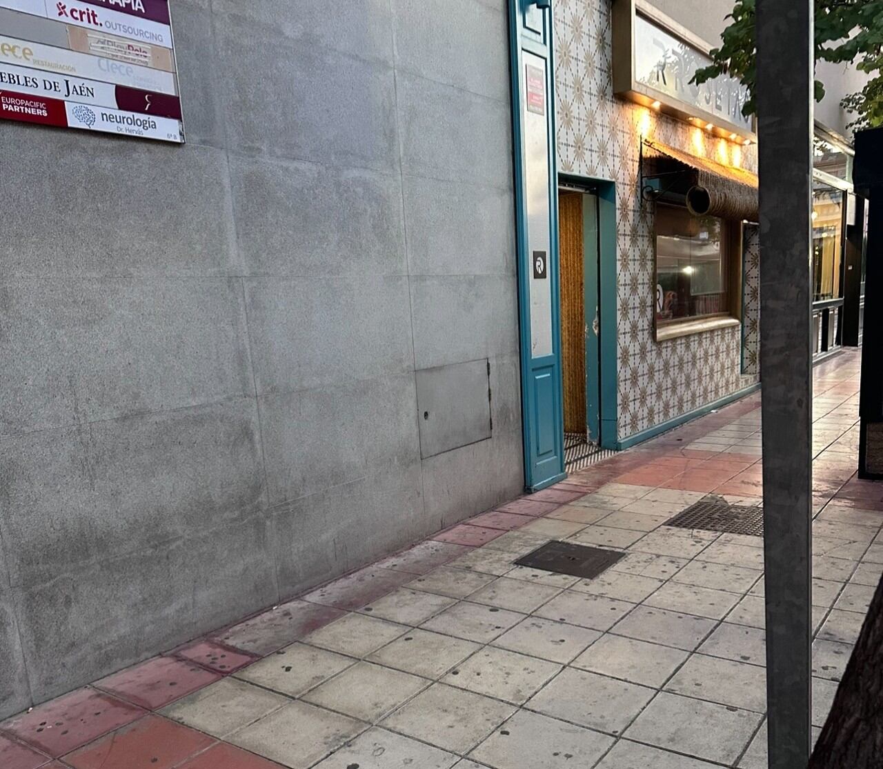 Lugar donde se produjo el altercado.