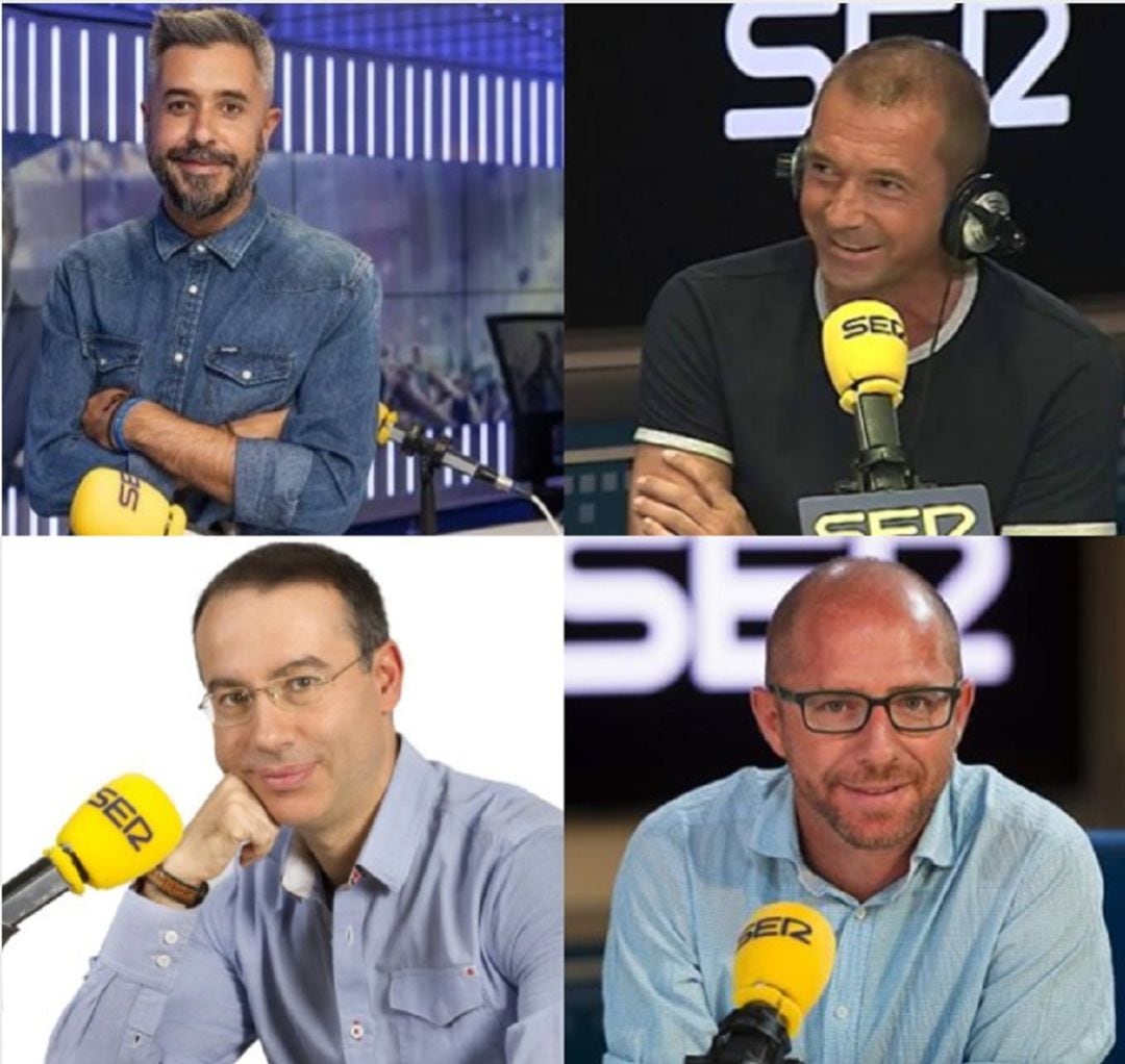 Dani Garrido, Manu Carreño, Francisco José Delgado y Jesús Gallego