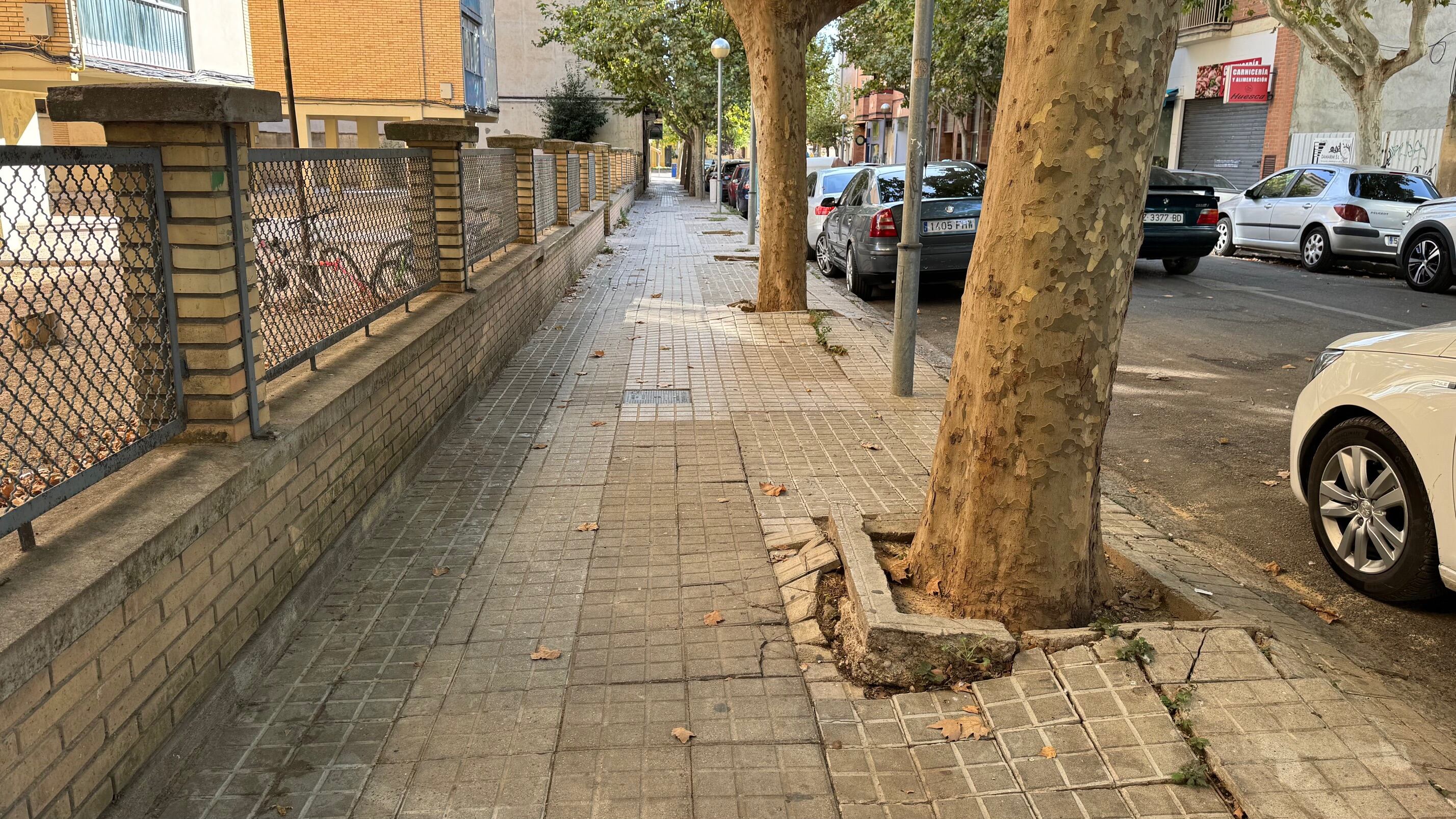 El Ayuntamiento de Huesca mejorará las aceras de la calle Gibraltar