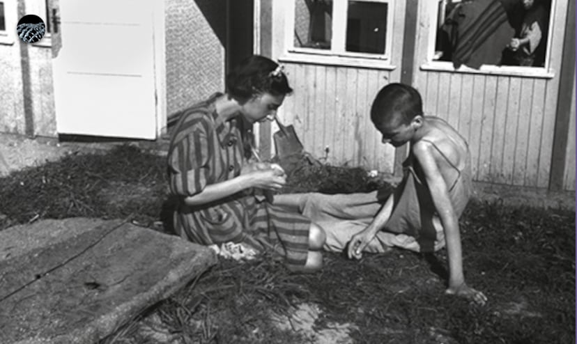 Fotografía parte de la exposición sobre Francesc Boix en Donostia para honrar la memoria de Mauthausen, coincidiendo con el 80 aniversario de la liberación del campo de concentración.