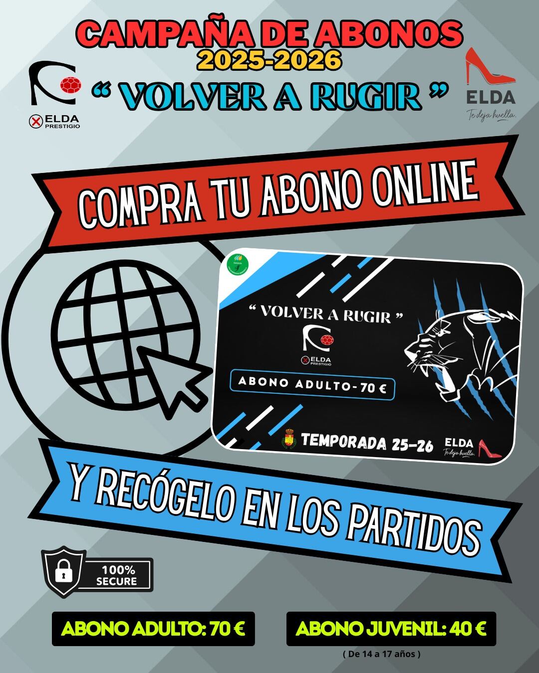 Abonos online del Elda Prestigio