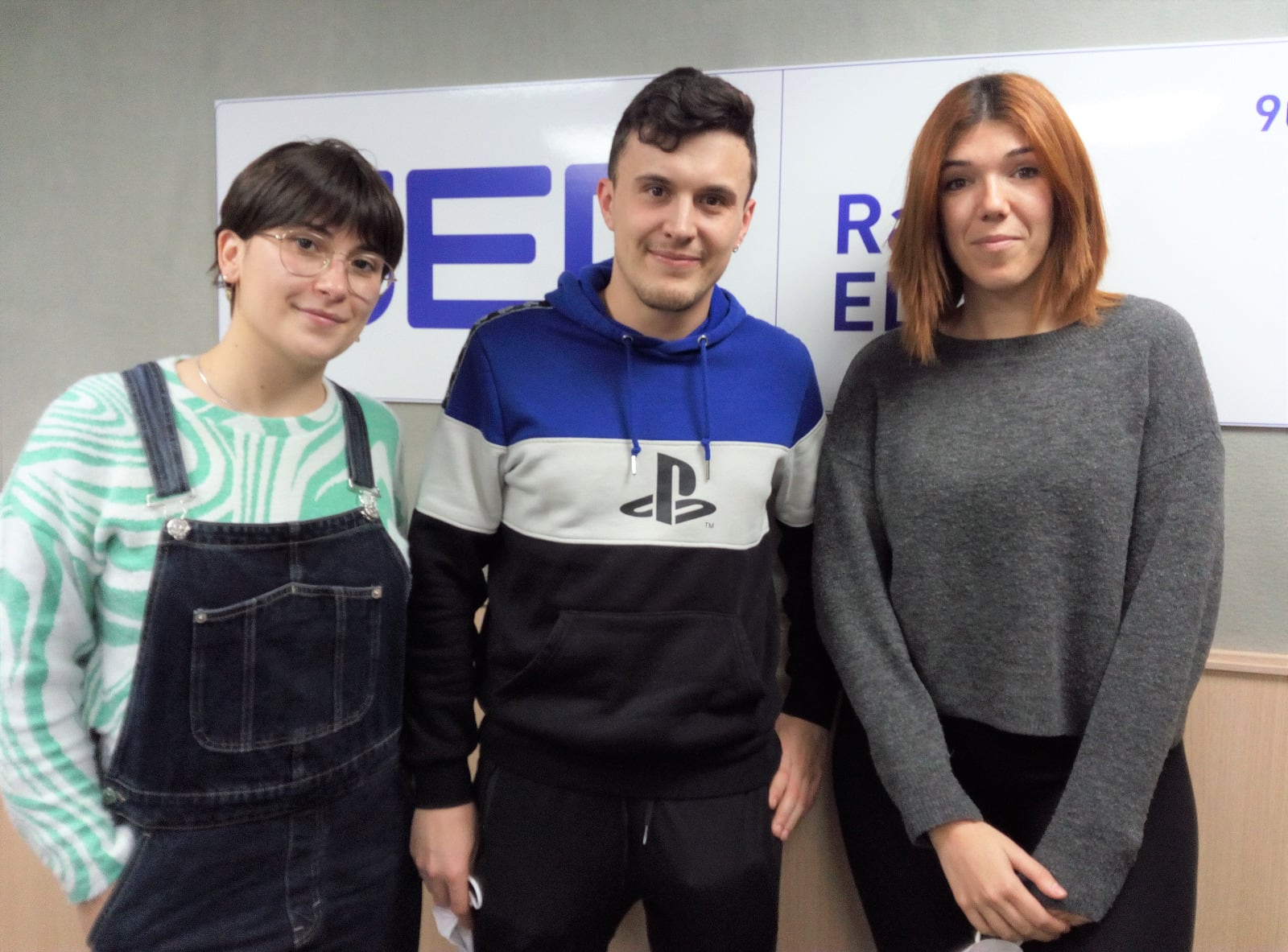 Paola Rocamora, Joan Cuadra y Ángela Pujalte en Radio Elda Cadena SER