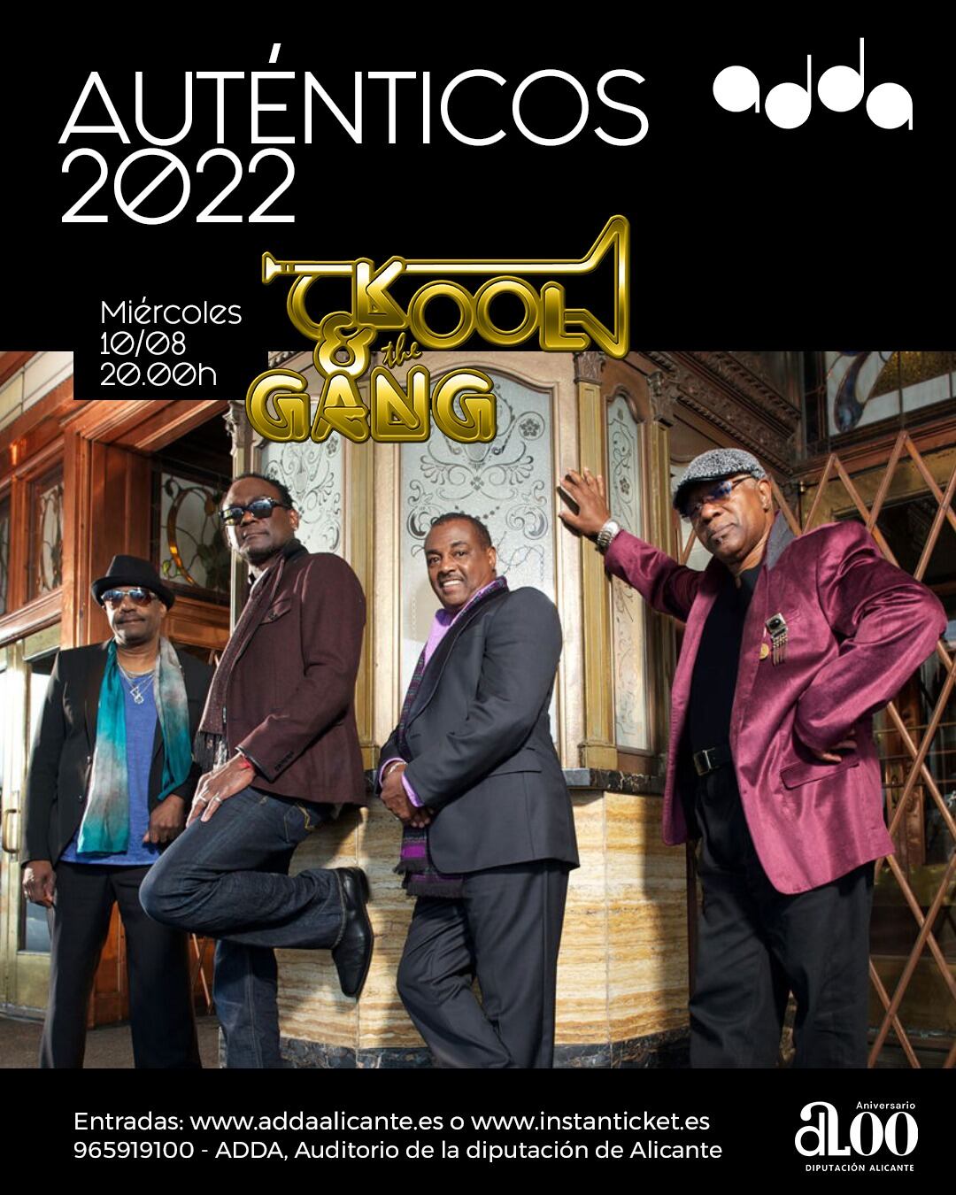 Kool & The Gang, interpretarán combinación de funk y soul de las décadas de los 70 y 80 con el que han vendido más de 70 millones de discos en el mundo.