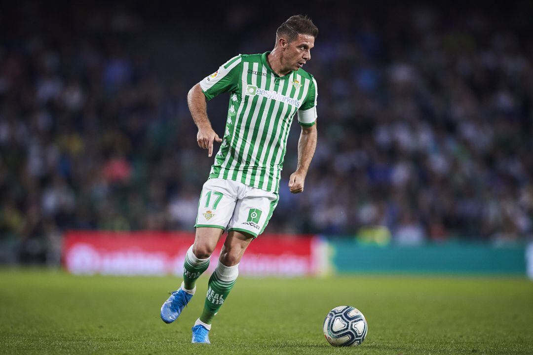Joaquín, durante el partido.
