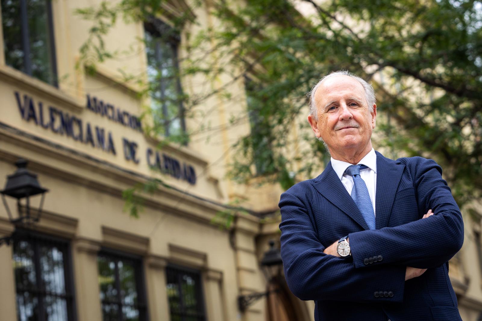 Luis Miralles, expresidente de Casa Caridad, en una imagen de archivo.