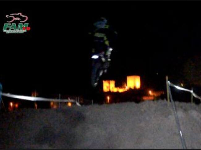 Espectacular imagen de la edición del año anterior, con el Castillo de Jódar de fondo