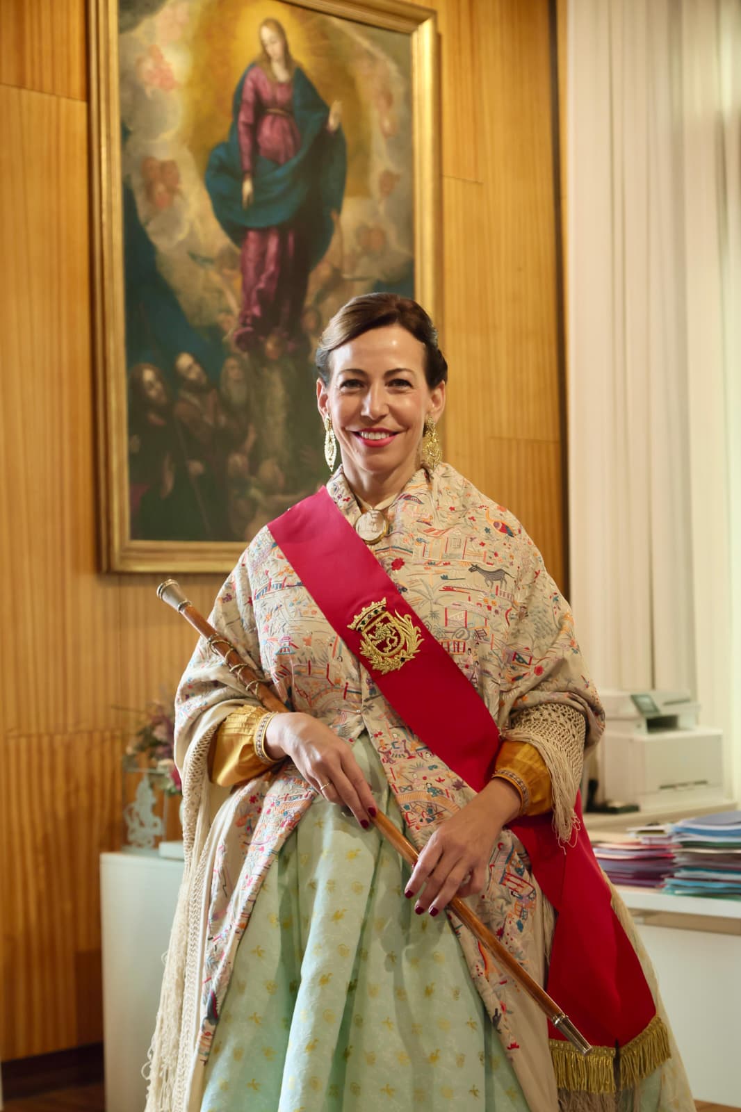 La alcaldesa de Zaragoza en las Fiestas del Pilar 2025