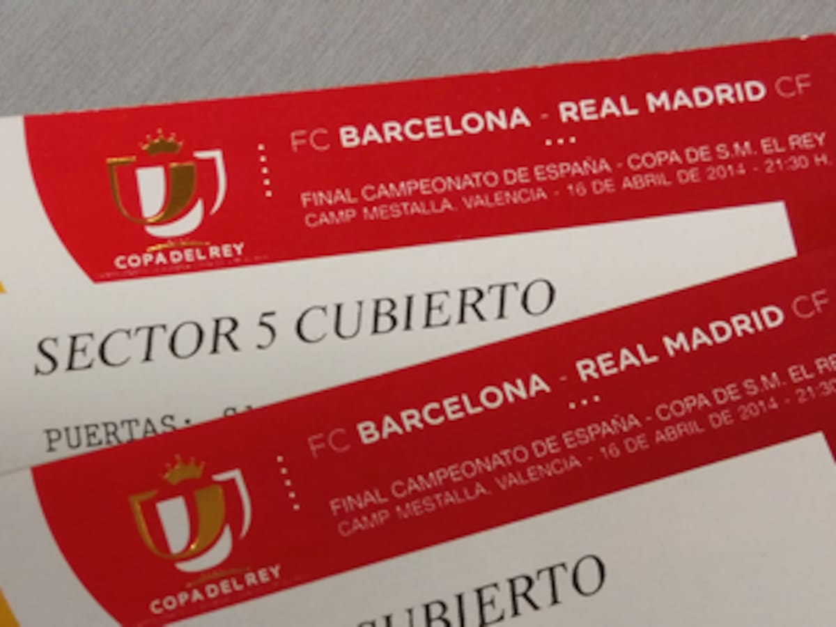 Final Copa del Rei: la SER regala dues entrades a Barcelona per al Madrid- Barça