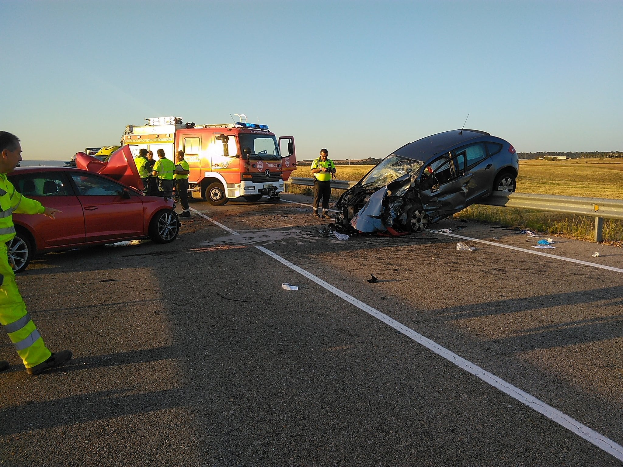 Accidente en la CM-1008 (Yunquera de Henares)