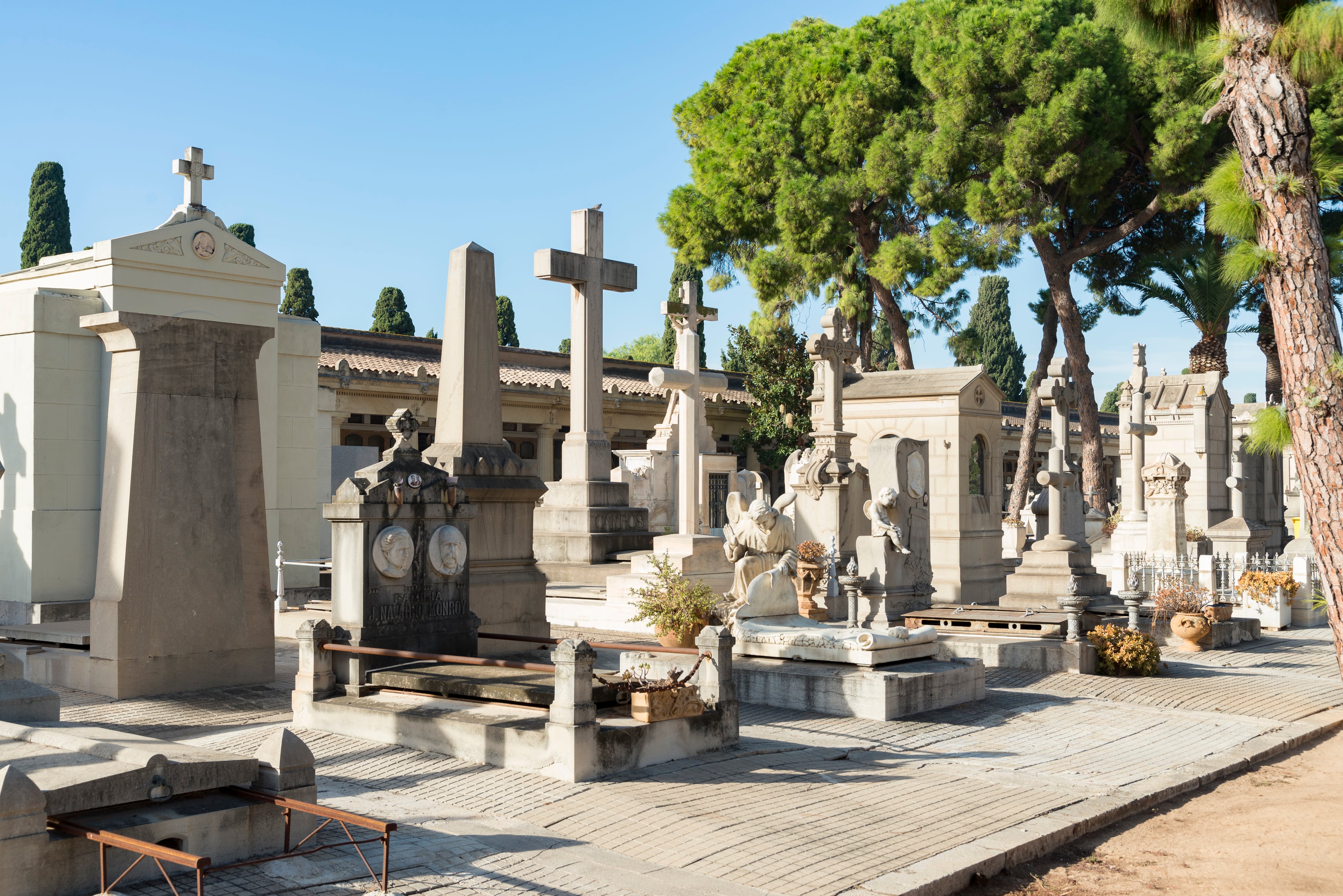 Un cementerio en una imagen de archivo.